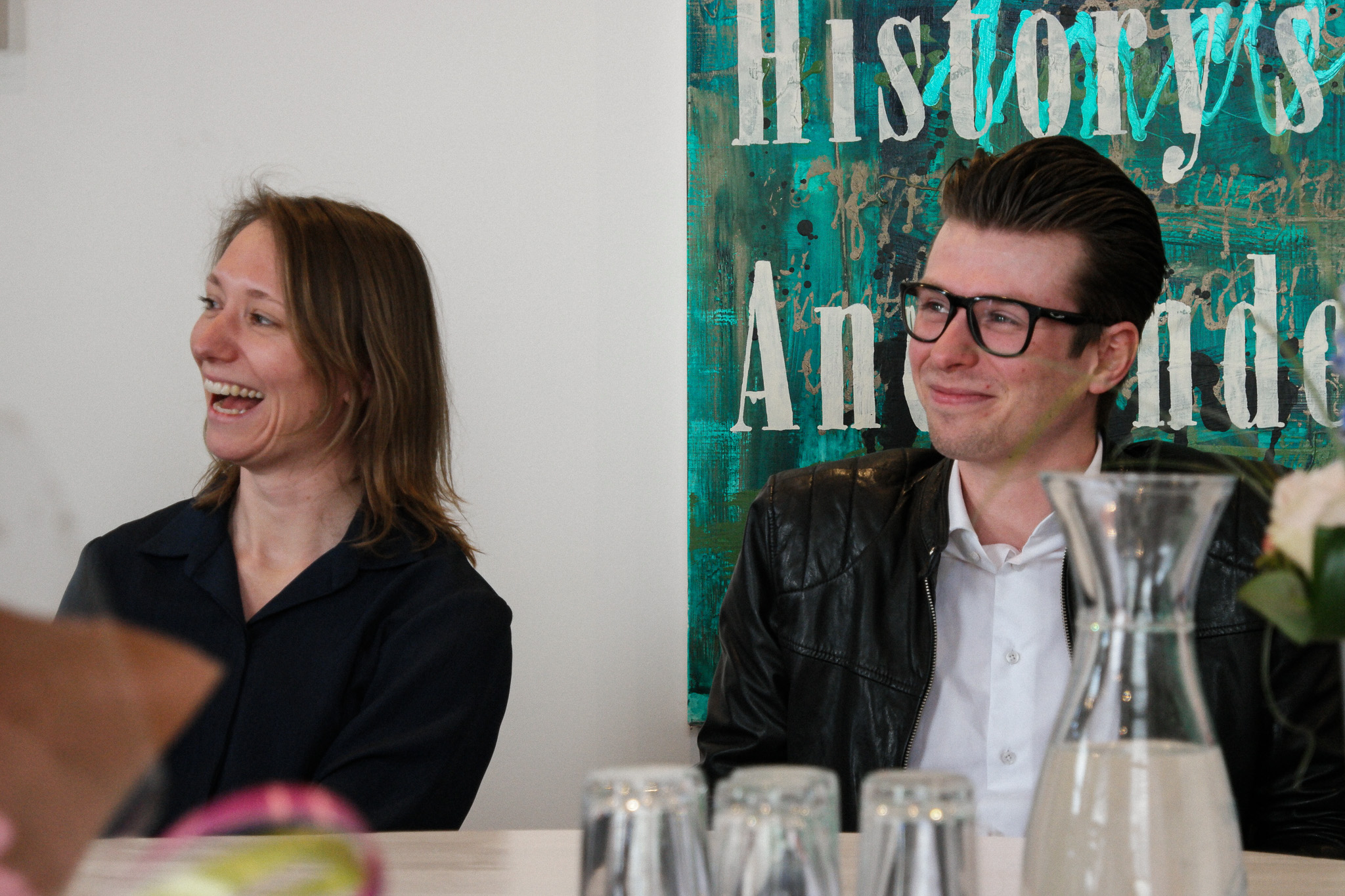 Roza Blokker en Luuk Kleine
